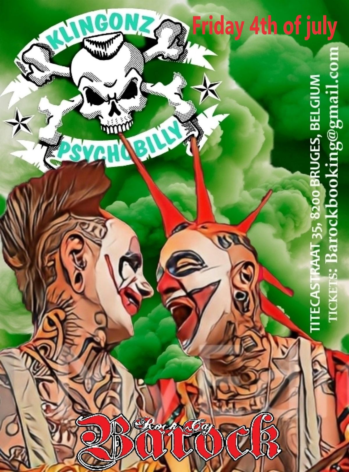 KLINGONZ live in the Barock, 4 July | Event in Brugge | AllEvents