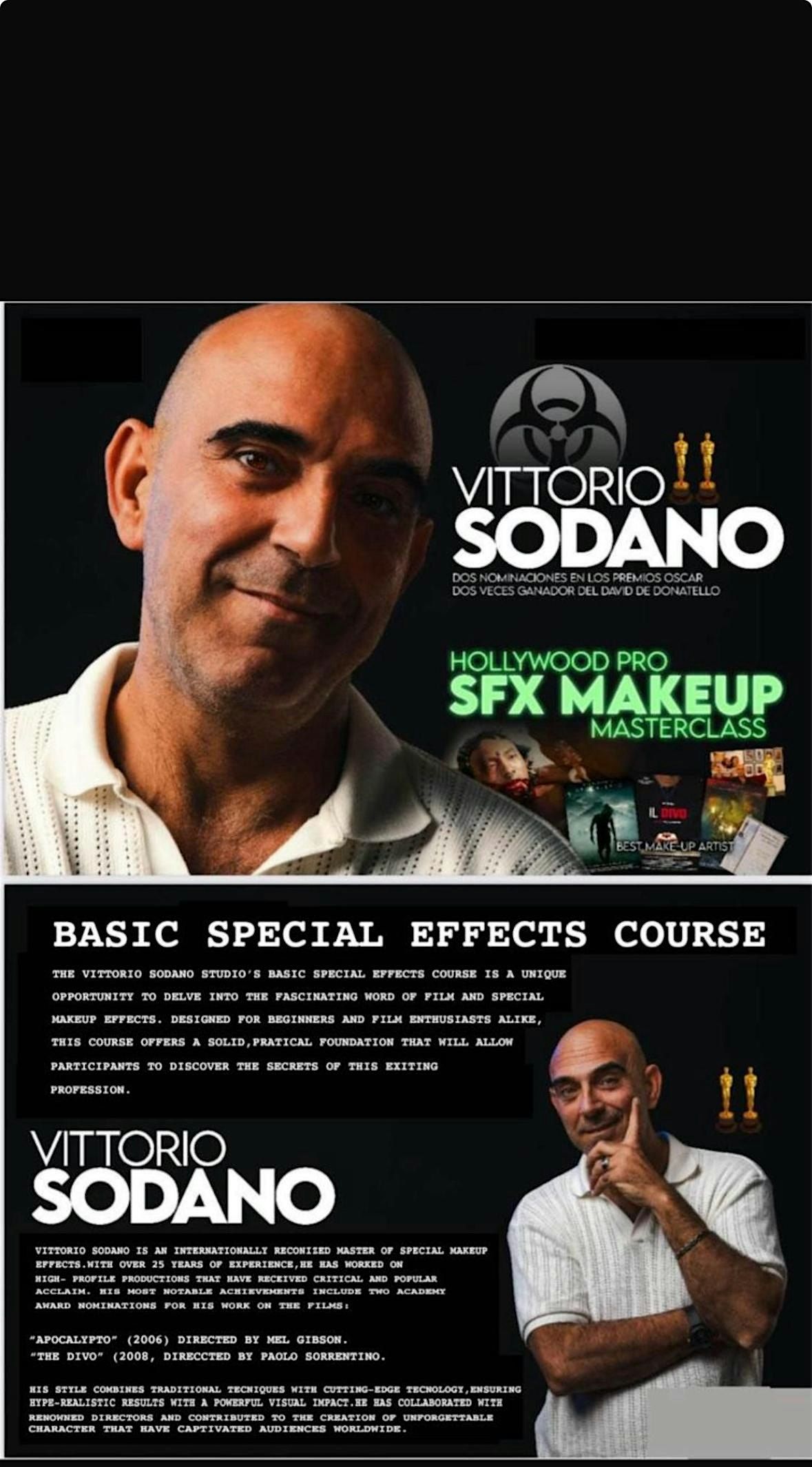Makeup&SpecialEffects by Vittorio Sodano, 7 July | Event in Pico Rivera | AllEvents