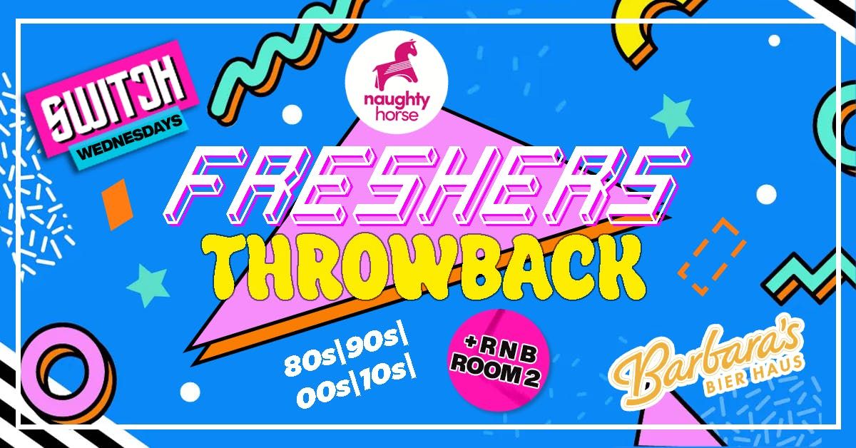 Switch Wednesdays: FRESHERS THROWBACK [+Room 2 RnB], 24 September | Event in Birmingham | AllEvents