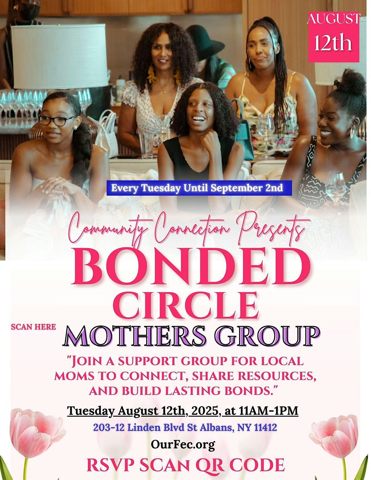 Copy of Bonded Circle Mom Supports Group, 19 August | Event in Queens | AllEvents