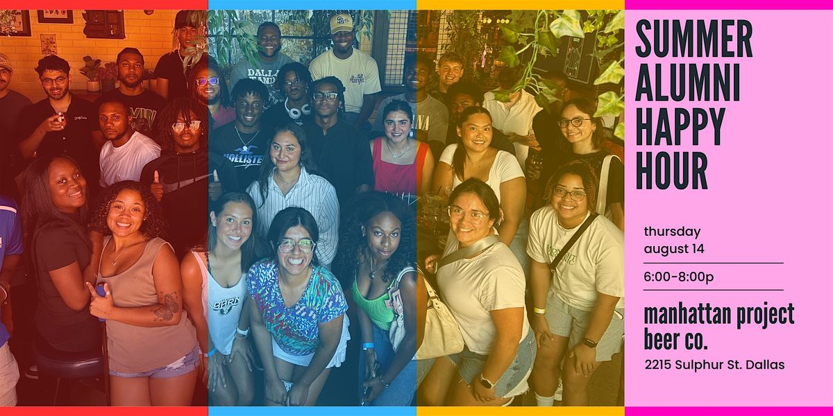 Bridge | Summer Alumni Happy Hour, 14 August | Event in Dallas | AllEvents