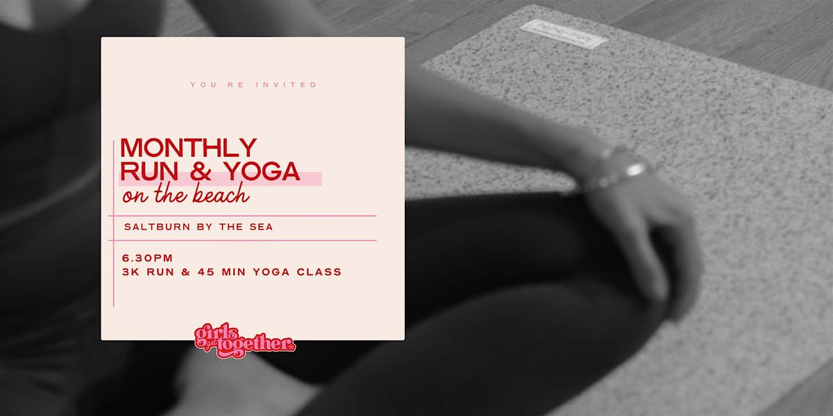 Saltburn run on the beach & Yoga, 10 October | Event in Saltburn-by-the-Sea | AllEvents