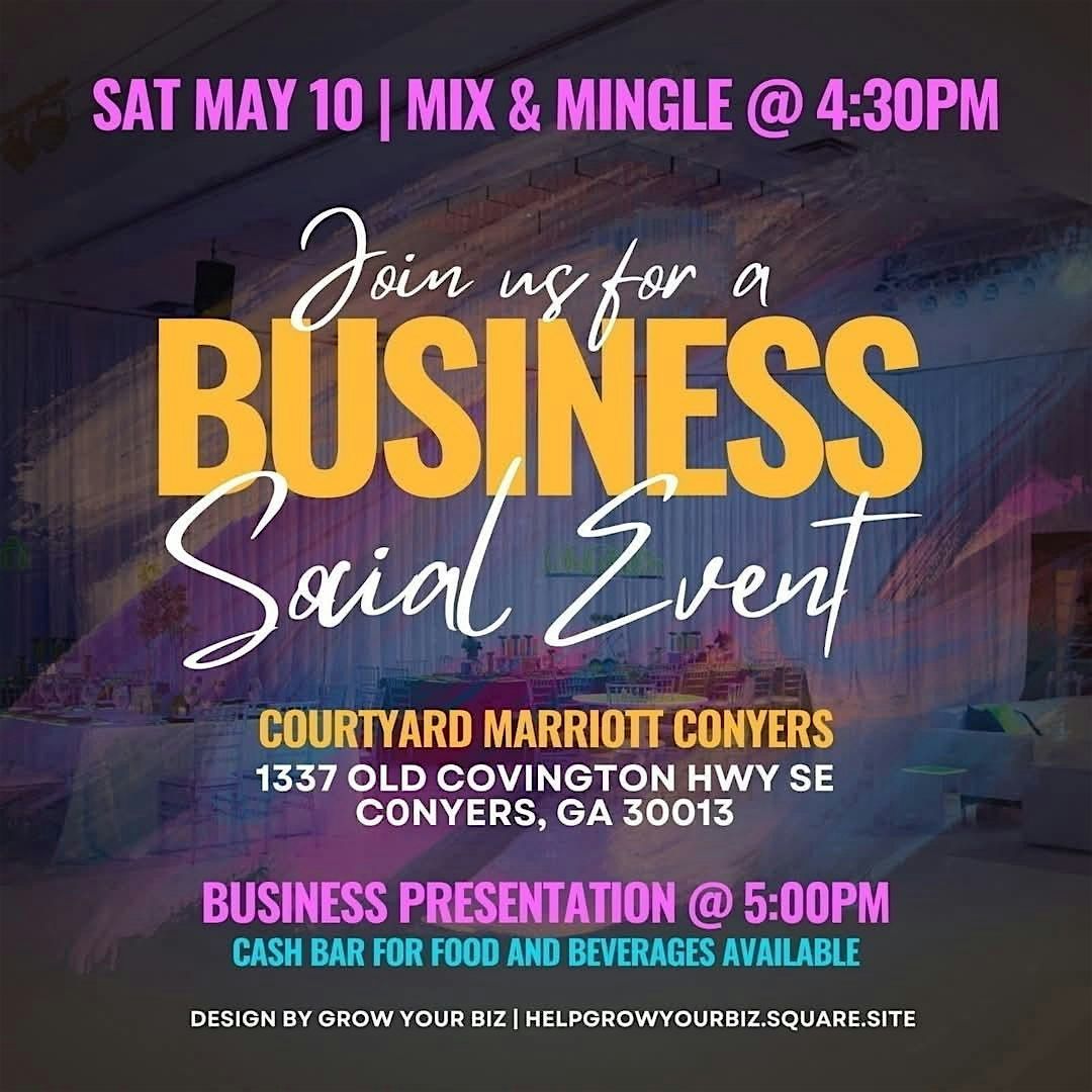 Business Social Event | Event in Conyers | AllEvents