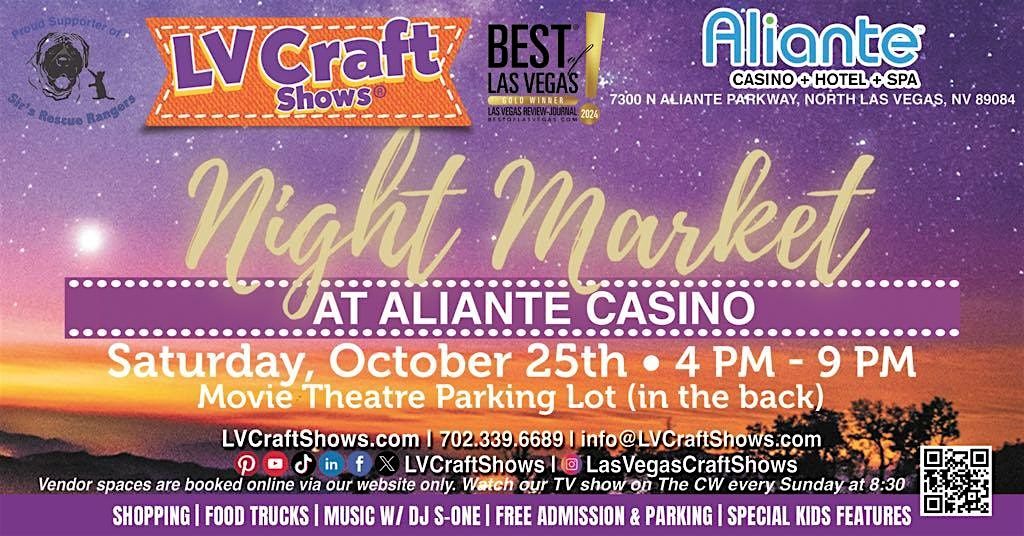 Night Market at Aliante Casino, 25 October | Event in North Las Vegas | AllEvents
