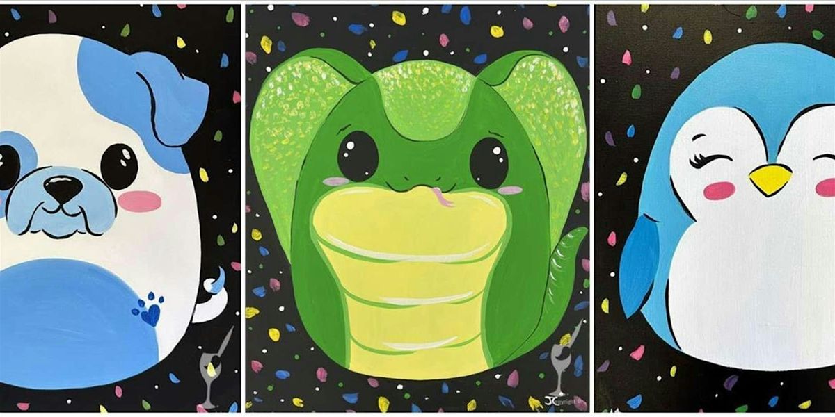 Colorful and Fuzzy Friends - Paint and Sip by Classpop!™ | Event in Pasadena | AllEvents