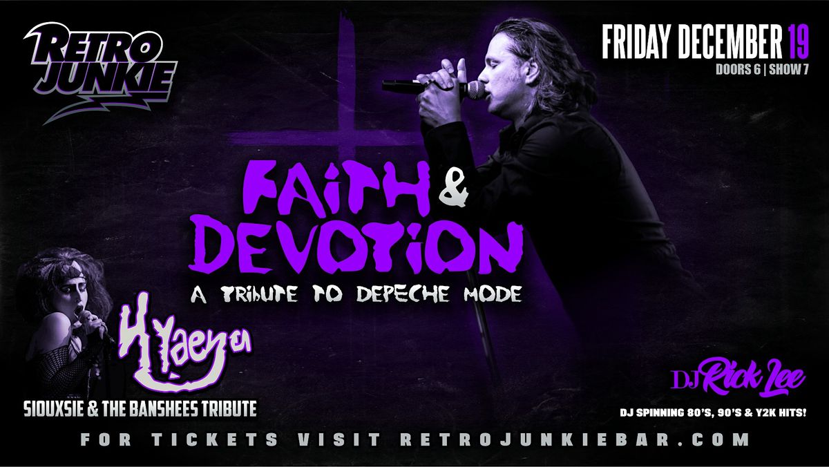 Depeche Mode + Siouxsie & The Banshees Tributes... LIVE @ Retro Junkie!, 19 December | Event in Walnut Creek