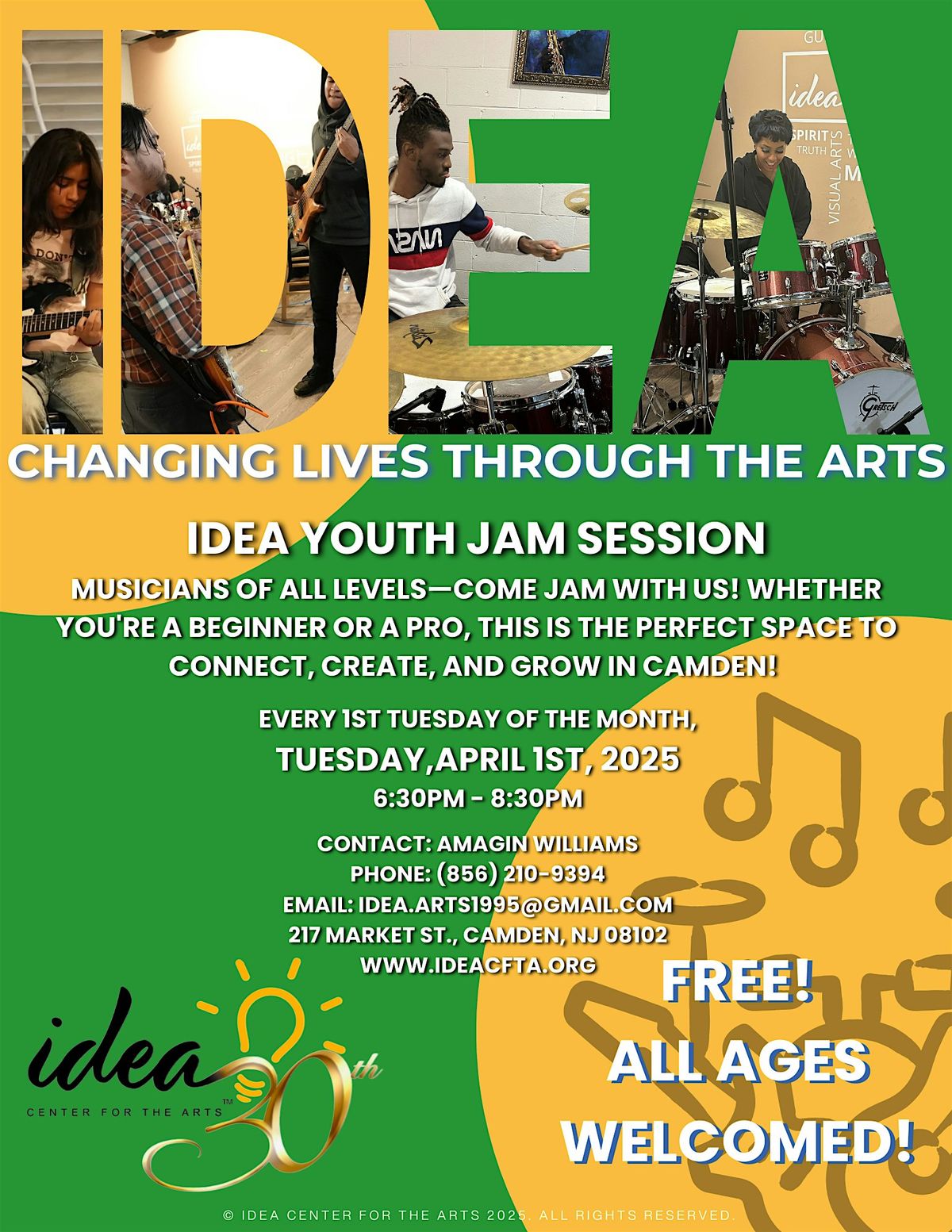 IDEA Youth Jam Session, 3 June | Event in Camden | AllEvents