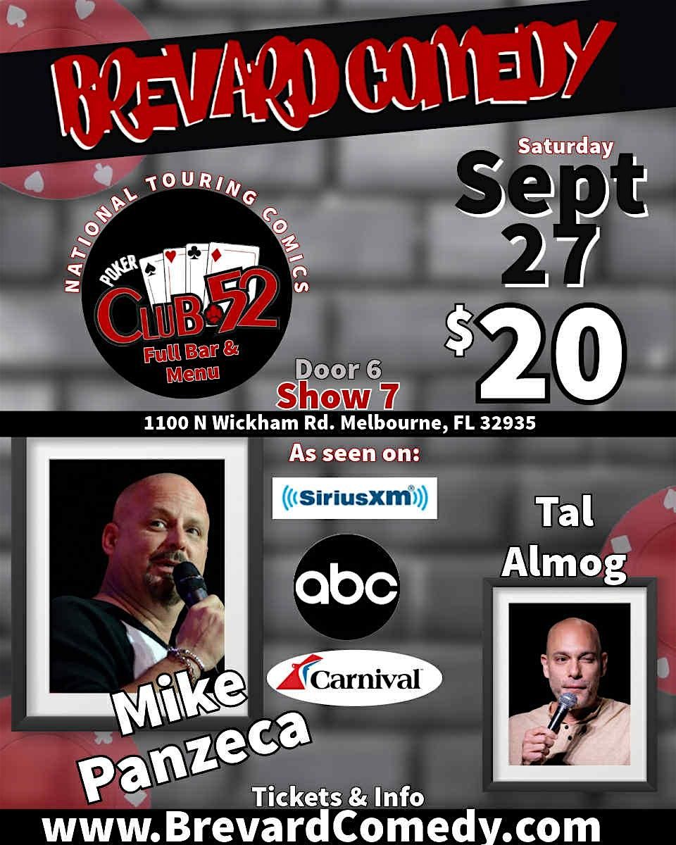 Brevardcomedy at Club 52 with Michael Panzeca and Tal Almog!, 27 September | Event in Melbourne | AllEvents