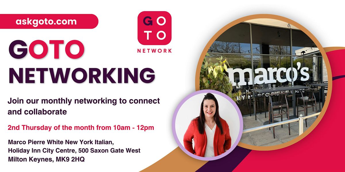 GoTo Networking MK, 11 December | Event in West | AllEvents