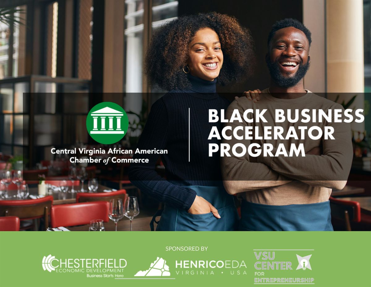 FALL 2025  BLACK BUSINESS ACCELERATOR PROGRAM, 10 September | Event in Richmond | AllEvents