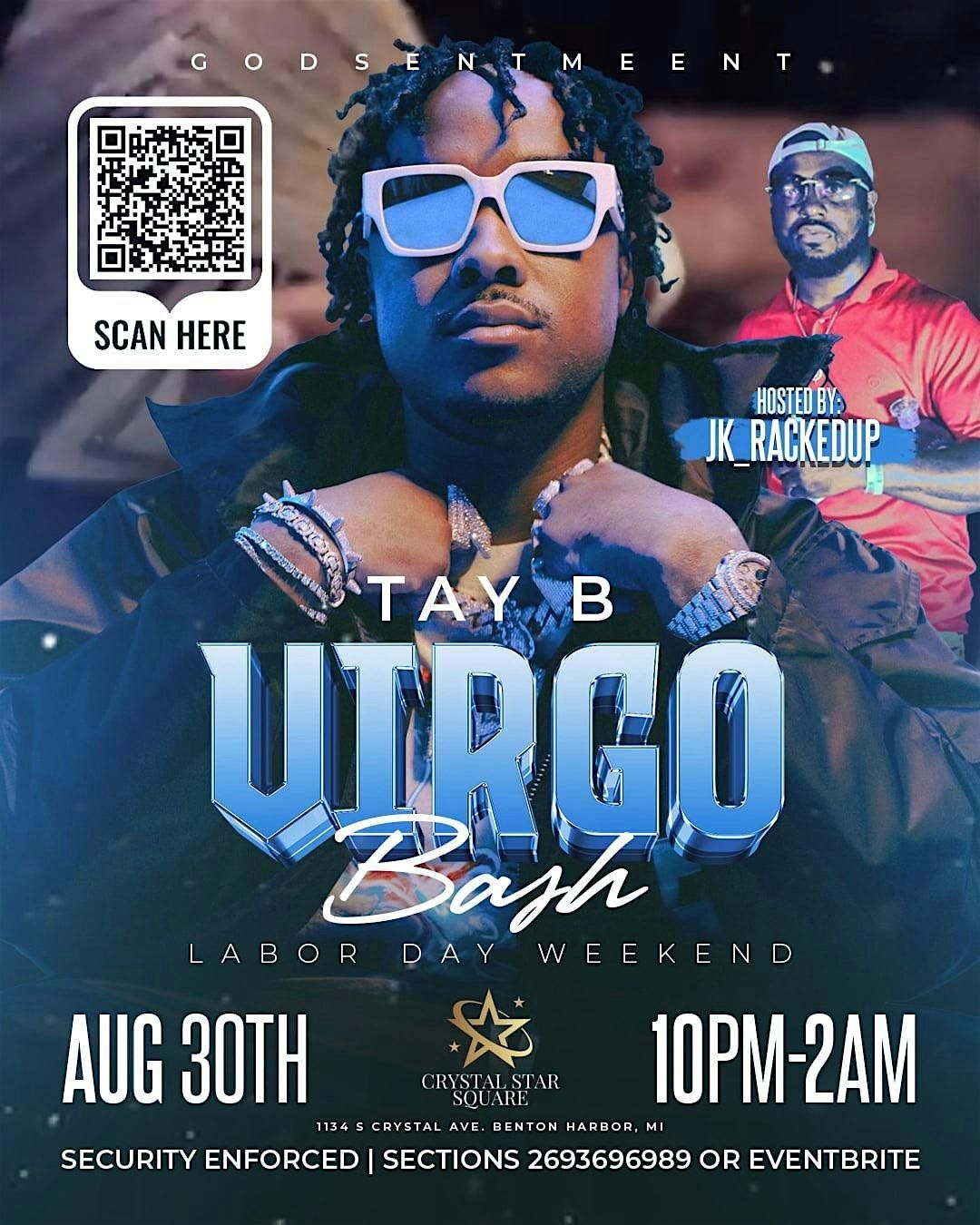 Tay B Virgo Bash, 30 August | Event in Benton Harbor | AllEvents