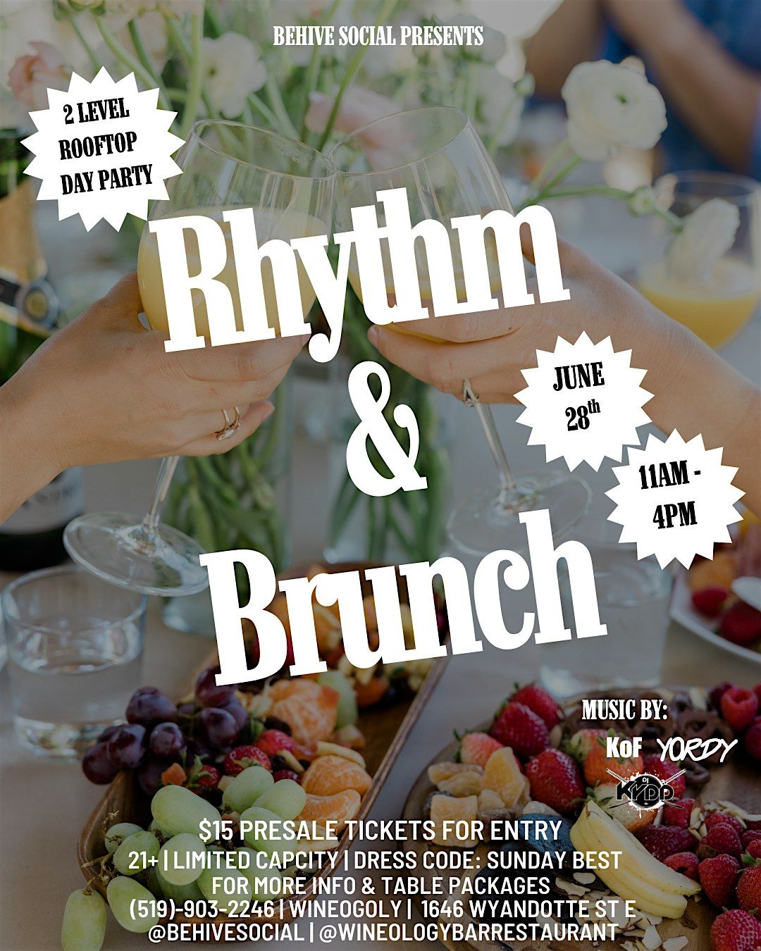Rhythm & Brunch – 2-Level Rooftop Day Party, 28 June | Event in Windsor | AllEvents