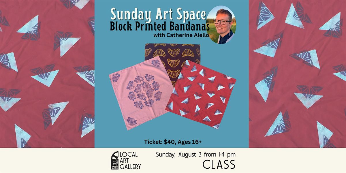 Block Printed Bandanas with Catherine Aiello, 3 August | Event in Amherst | AllEvents