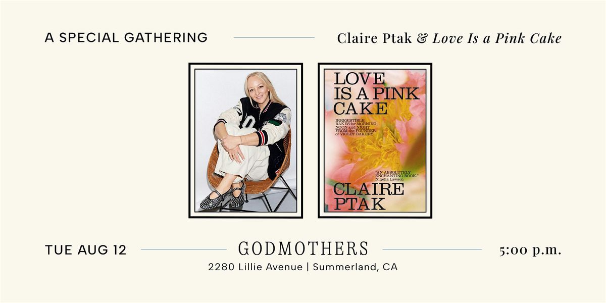 A Special Gathering With Claire Ptak, 12 August | Event in Summerland | AllEvents