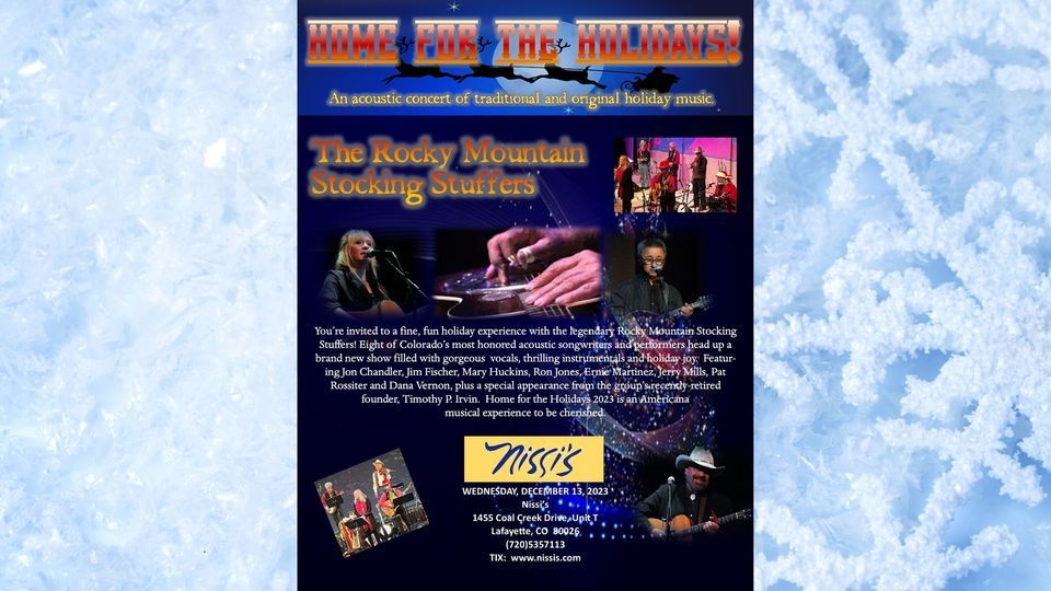 Rocky Mountain Stocking Stuffers special appearance Timothy P., Nissi's