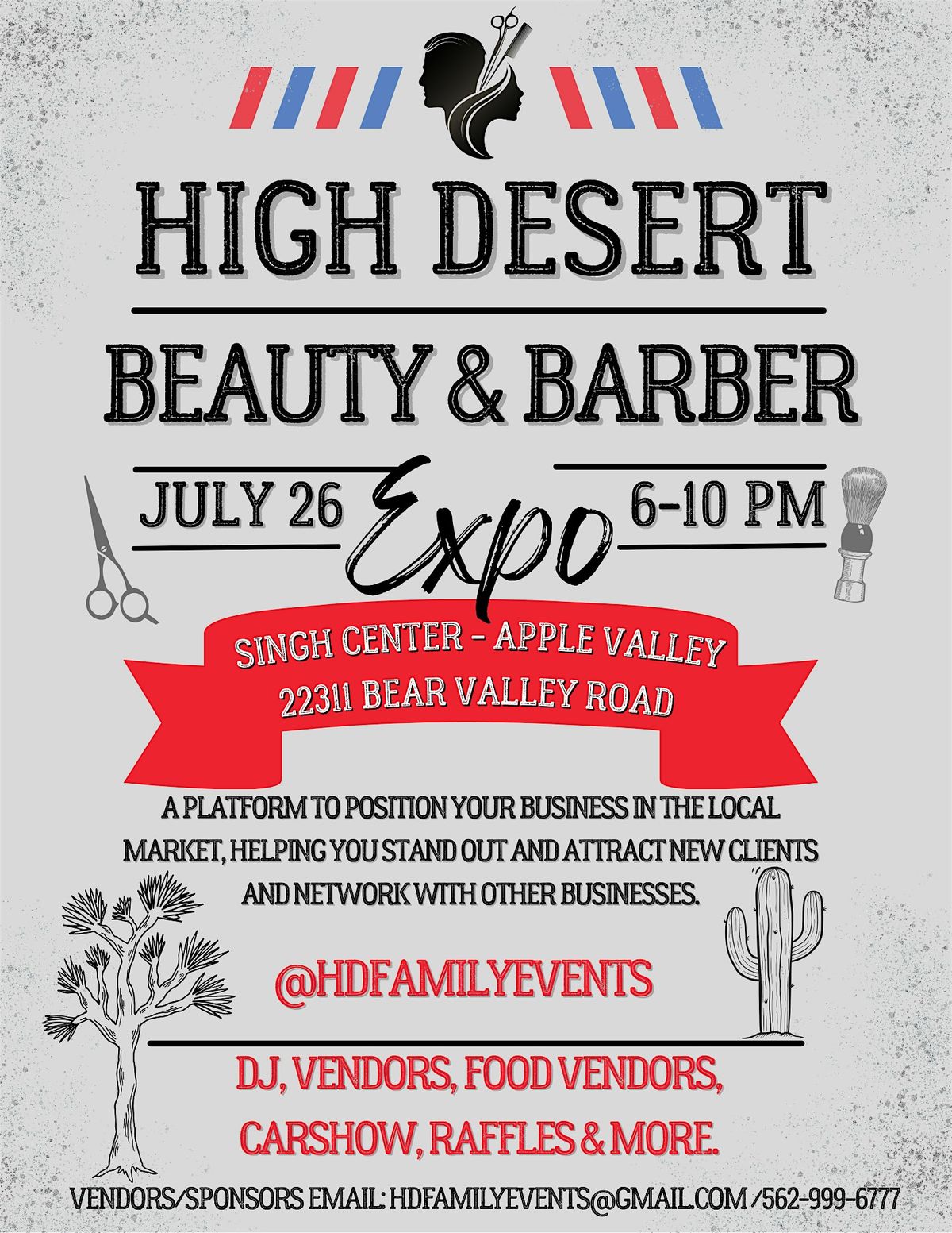High Desert Beauty and Barber Event, 19 June | Event in Apple Valley | AllEvents
