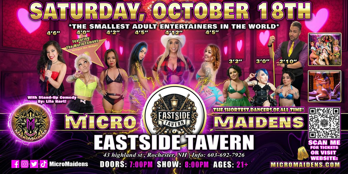 Rochester, NH - Micro Maidens Dwarf Dancers @Eastside Tavern, 18 October | Event in San Diego | AllEvents