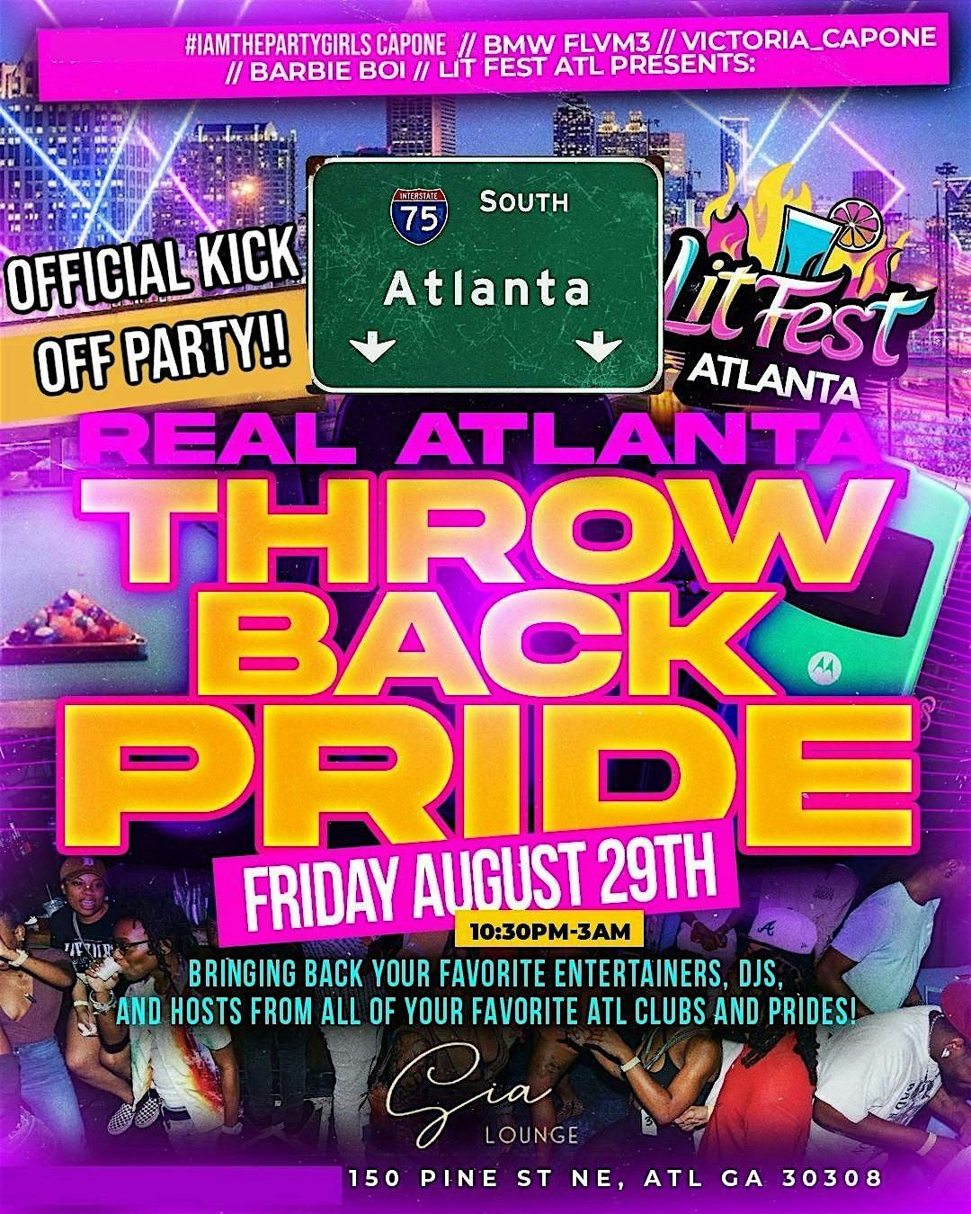 The Real Atl Throw Back Pride!, 29 August | Event in Atlanta | AllEvents