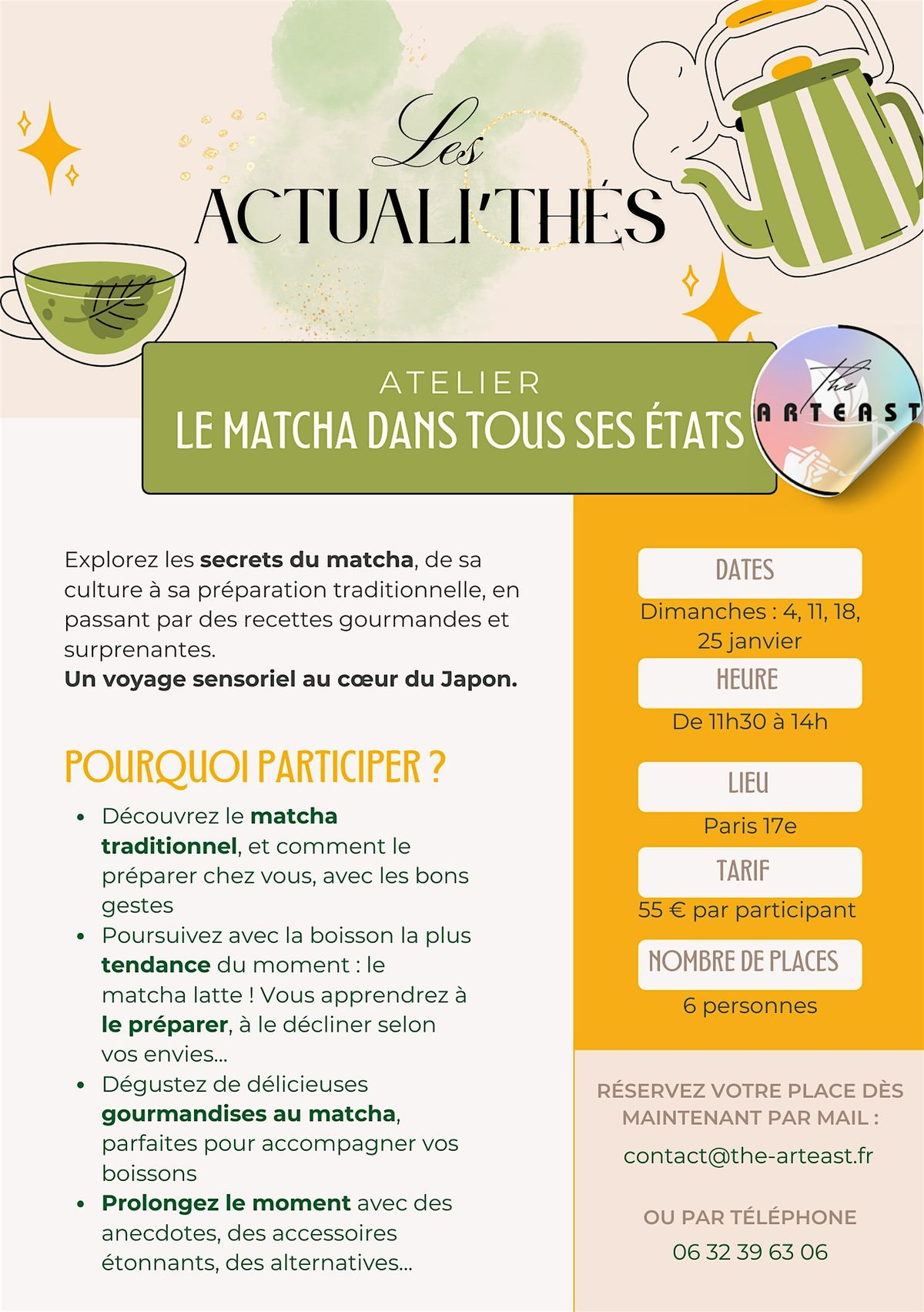 Atelier dégustation de thé : le matcha dans tous ses états !, 4 January | Event in Paris | AllEvents