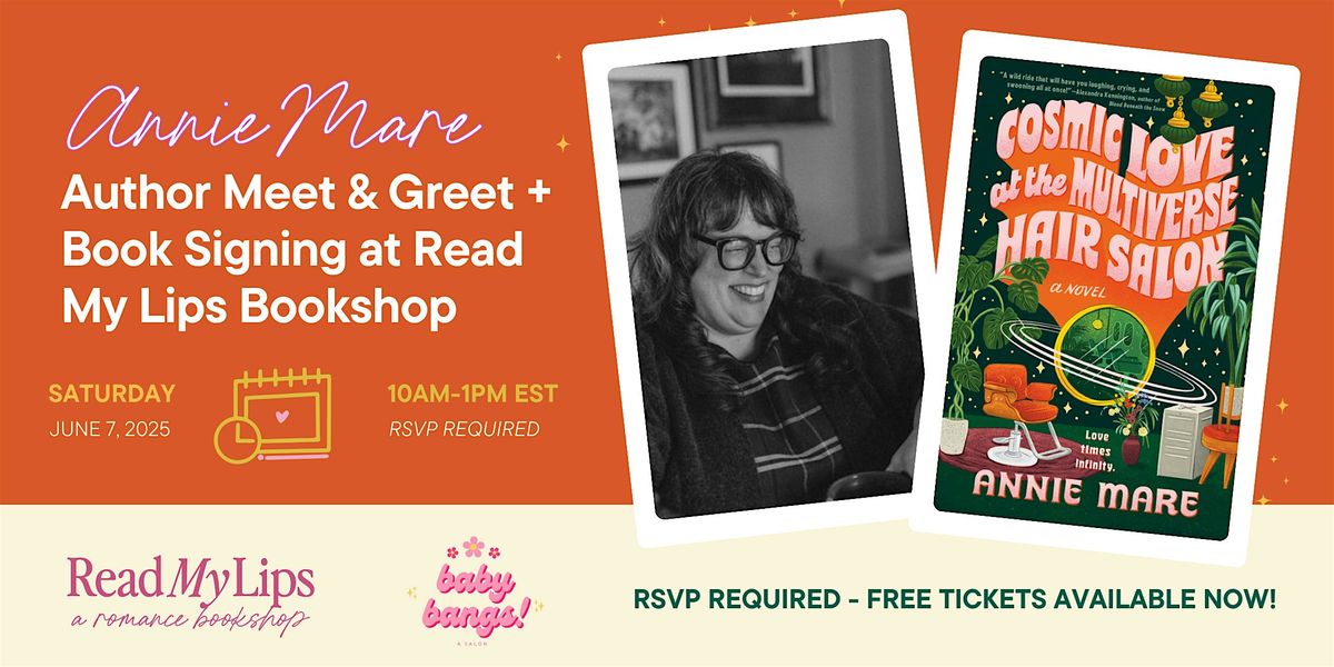 Author Meet & Greet + Book Signing: Annie Mare at Read My Lips Bookshop, 7 June | Event in Marquette | AllEvents