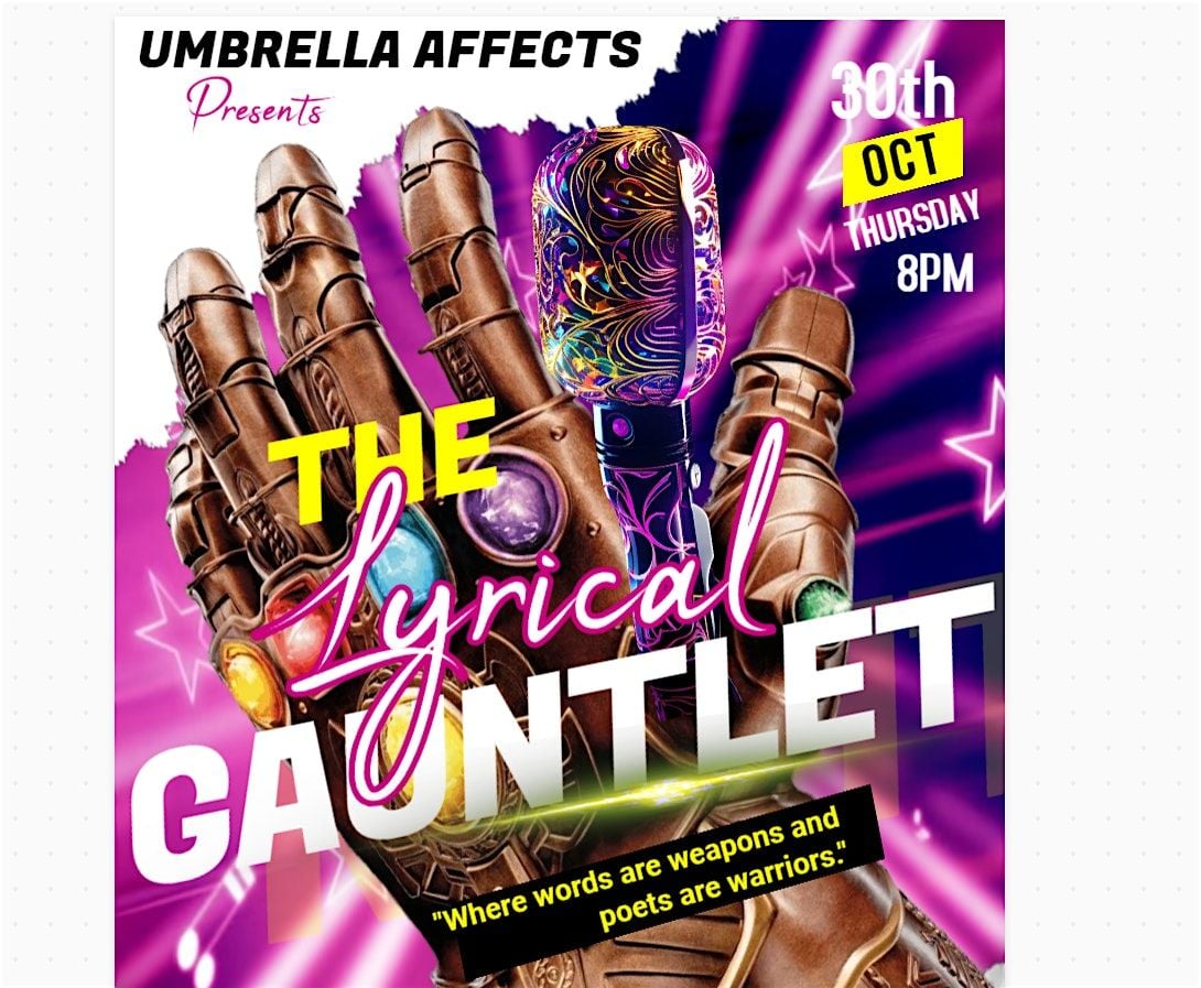 Umbrella Affects presents "The Lyrical Gauntlet", 30 October | Event in Killeen | AllEvents