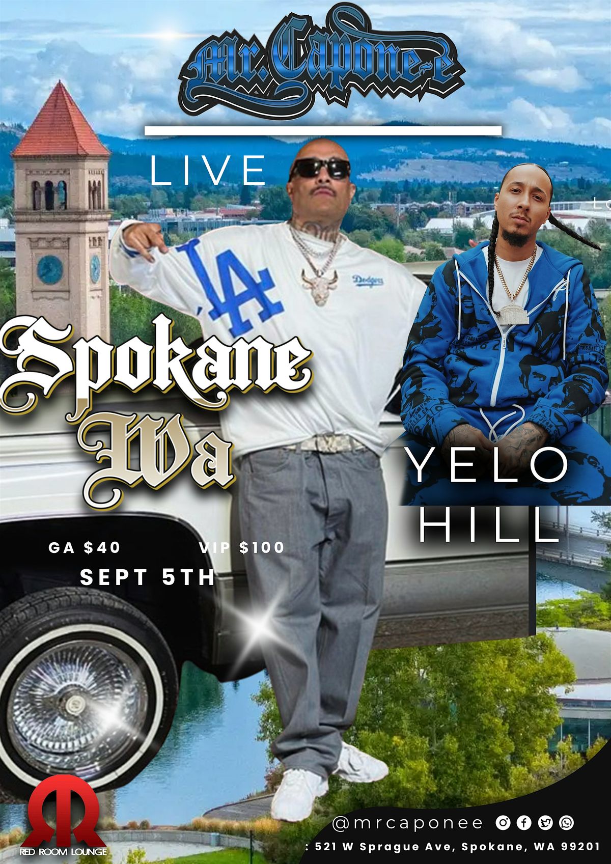 Mr.Capone-E & Yelo Hill live in Spokane Wa Sep 5th, 5 September | Event in Spokane | AllEvents