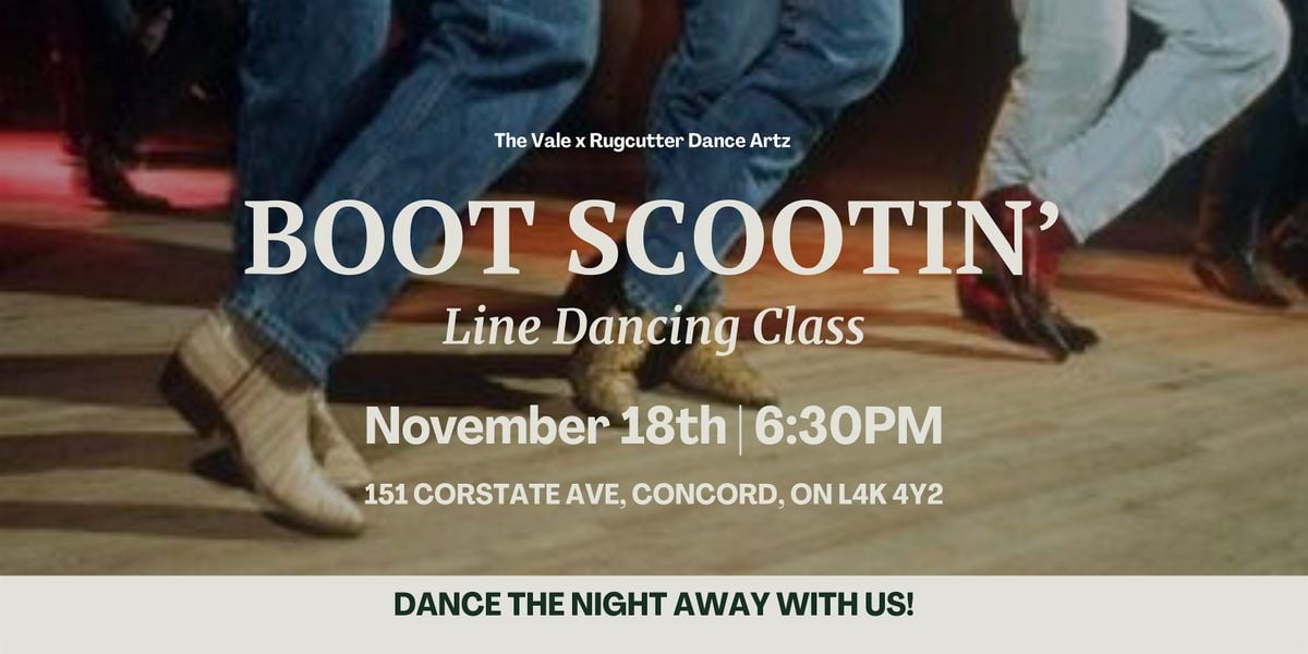 Boot Scootin' Line Dancing Event, 18 November | Event in Vaughan | AllEvents