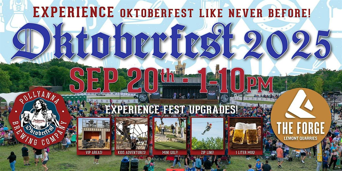 2025 Pollyanna Oktoberfest at The Forge: Lemont Quarries, 20 September | Event in Lemont | AllEvents