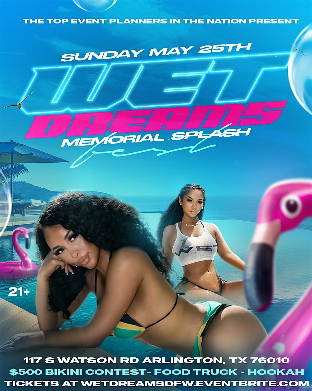 Wet Dreams : The #1 Pool Party In DFW, 25 May | Event in Arlington | AllEvents