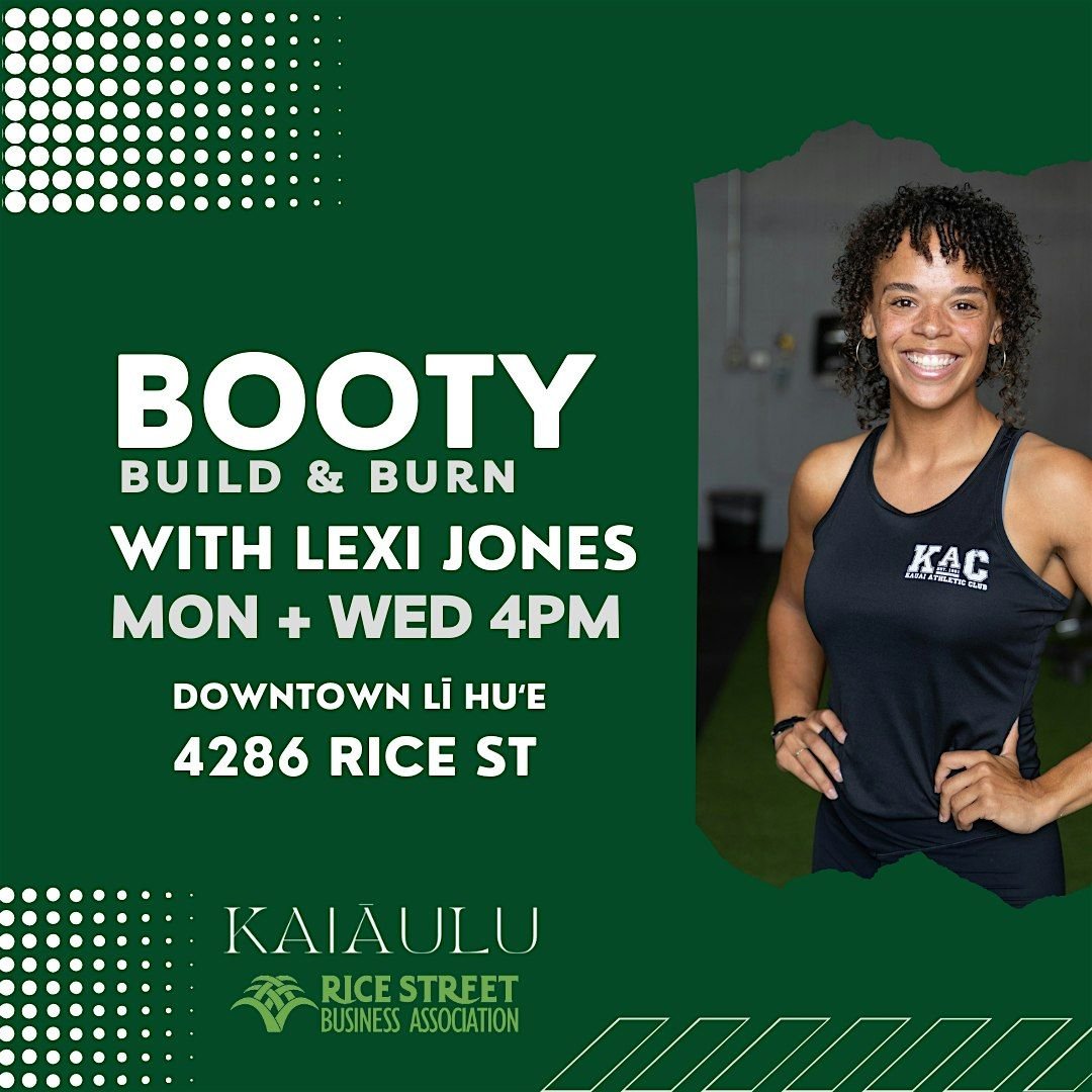 Booty Burn and Build with Lexi | Event in Lihue | AllEvents