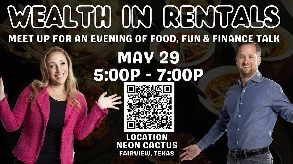 Wealth In Rentals May Meetup, 29 May | Event in Plano | AllEvents
