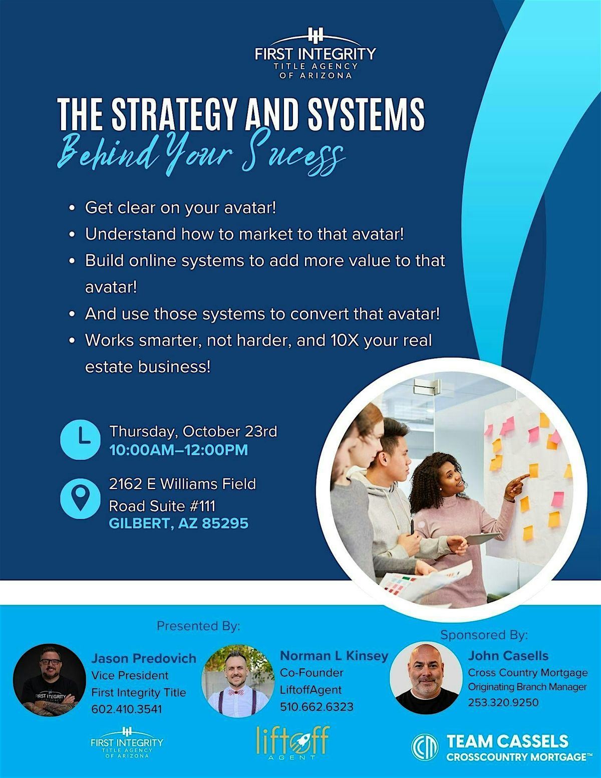 The Strategy and Systems Behind Your Success, 23 October | Event in Gilbert | AllEvents