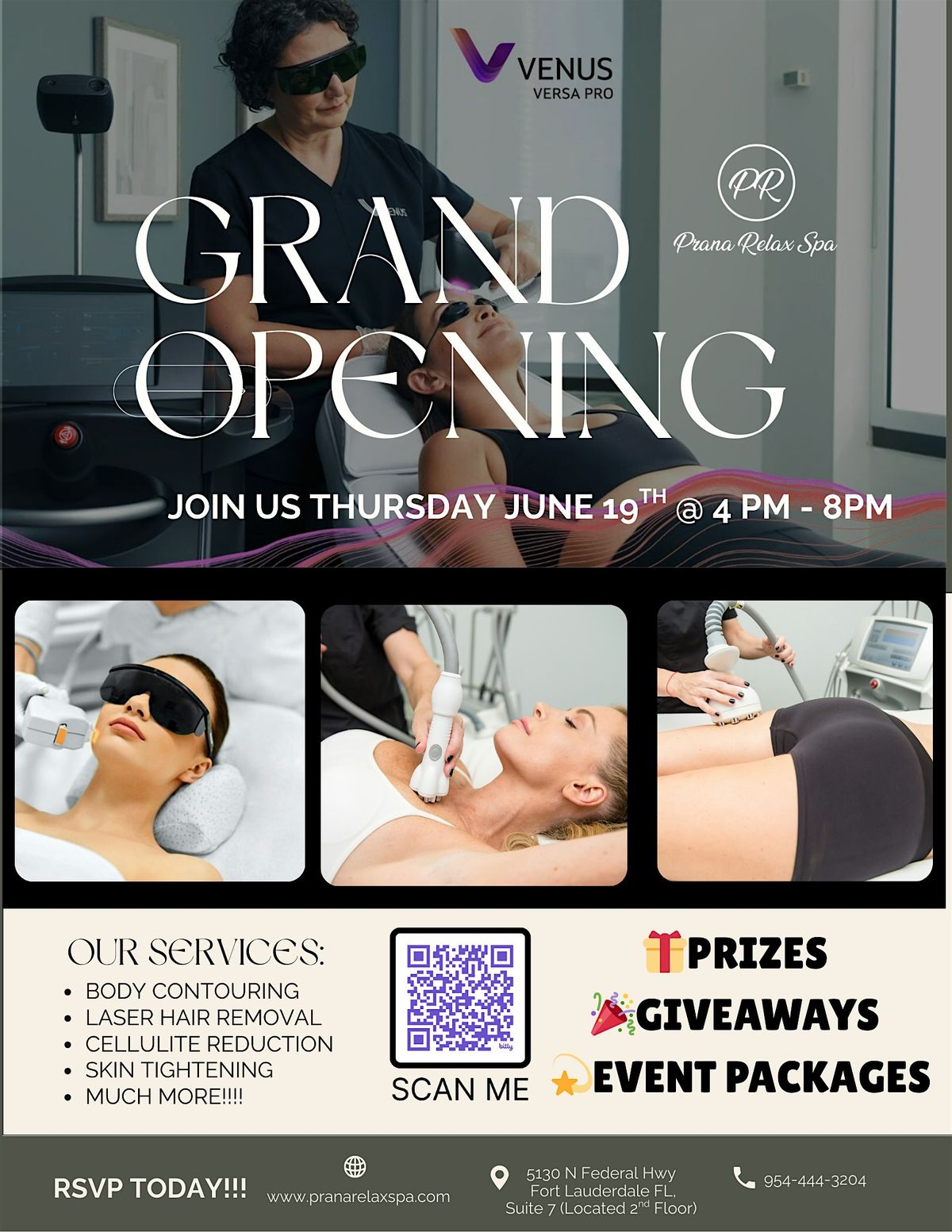 Grand Opening Celebration – Prana Relax Spa, 19 June | Event in Fort Lauderdale | AllEvents