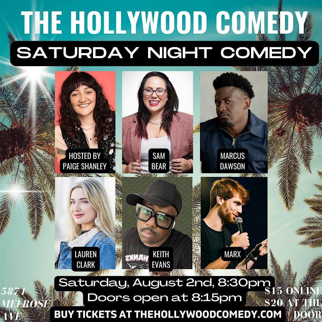 Saturday Night Comedy, 2 August | Event in Los Angeles | AllEvents