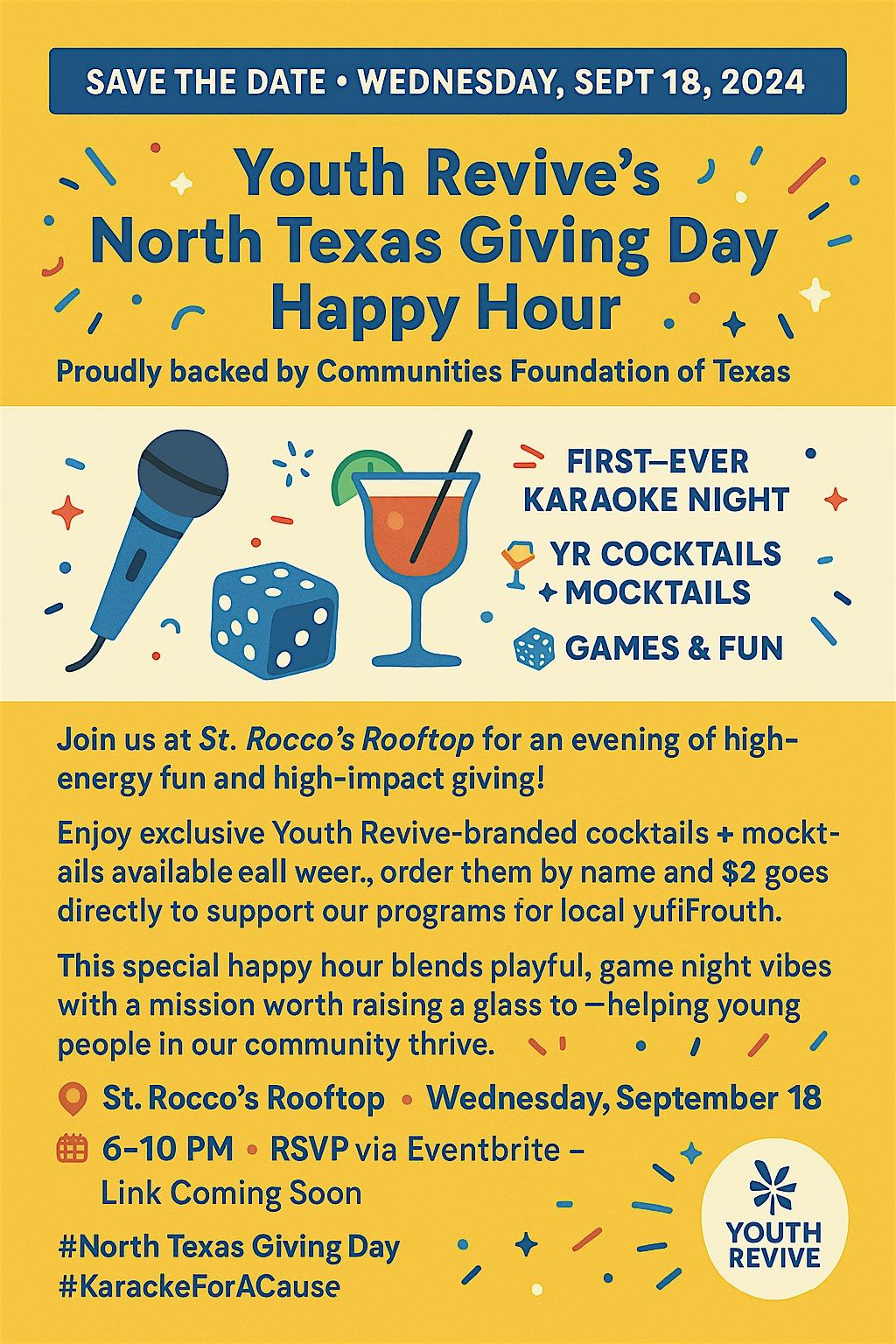 Roccin' the Rooftop - Karaoke Game Night, 18 September | Event in Dallas | AllEvents