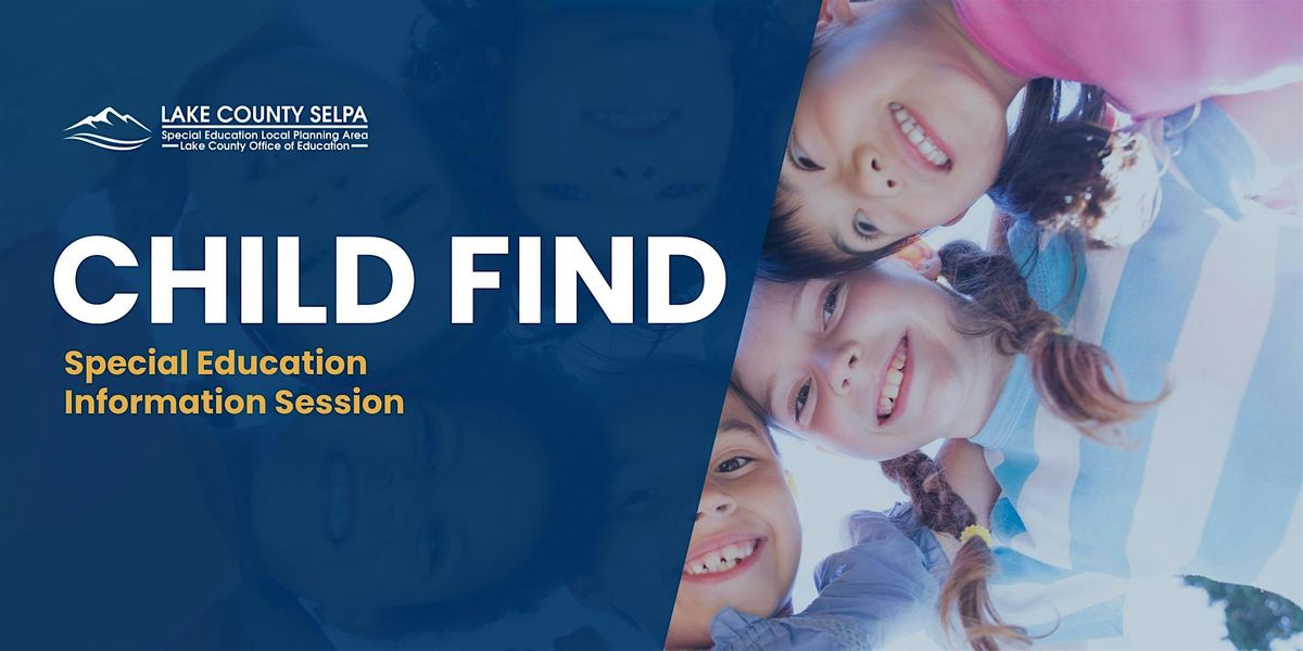 Child Find & Special Education Information Session, 23 September | Event in Lakeport | AllEvents