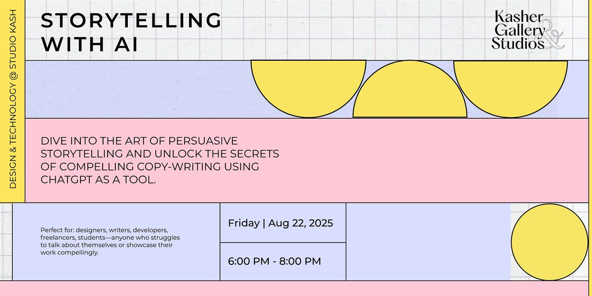 Storytelling with AI:  Craft Compelling Narratives Using ChatGPT, 22 August | Event in Northport | AllEvents