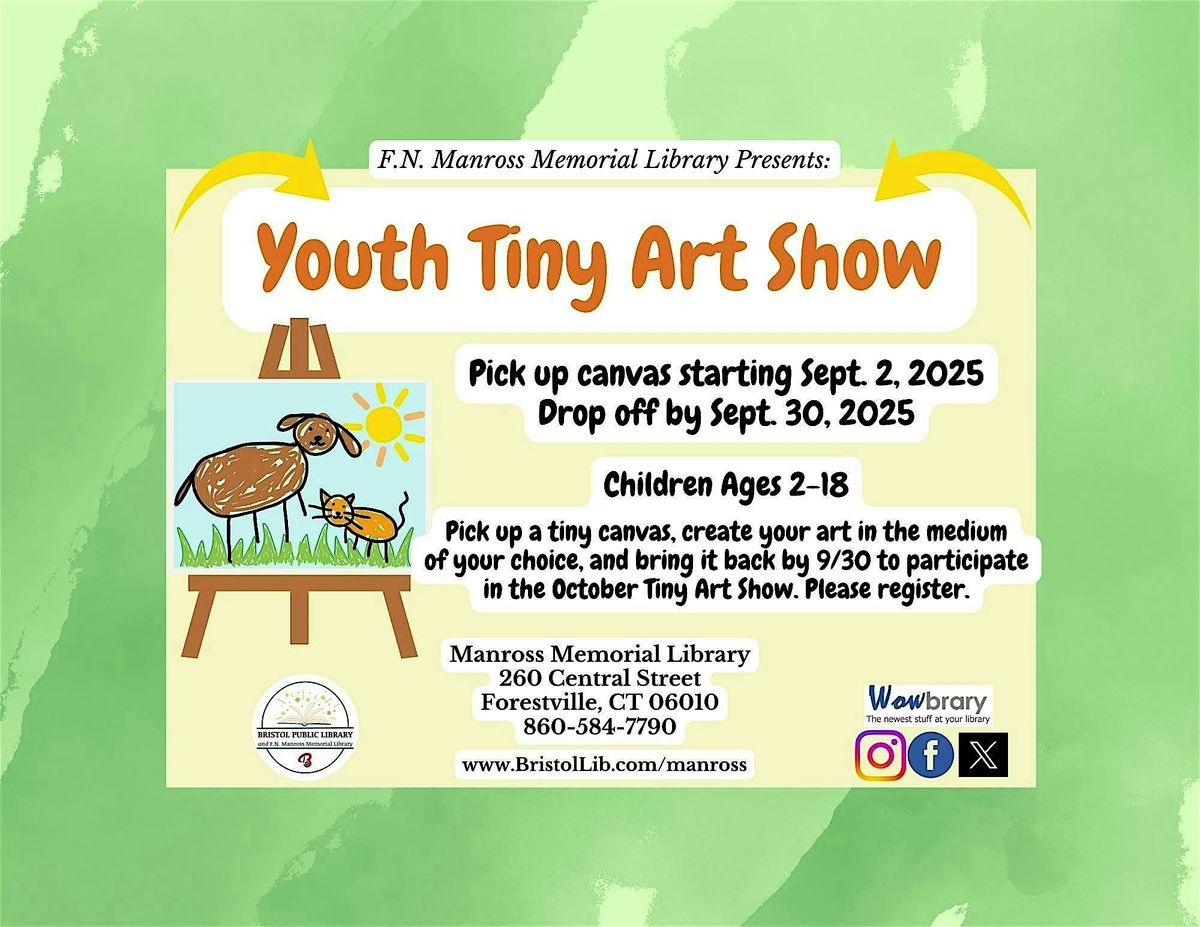 Youth Tiny Art Show, 2 September | Event in Bristol | AllEvents