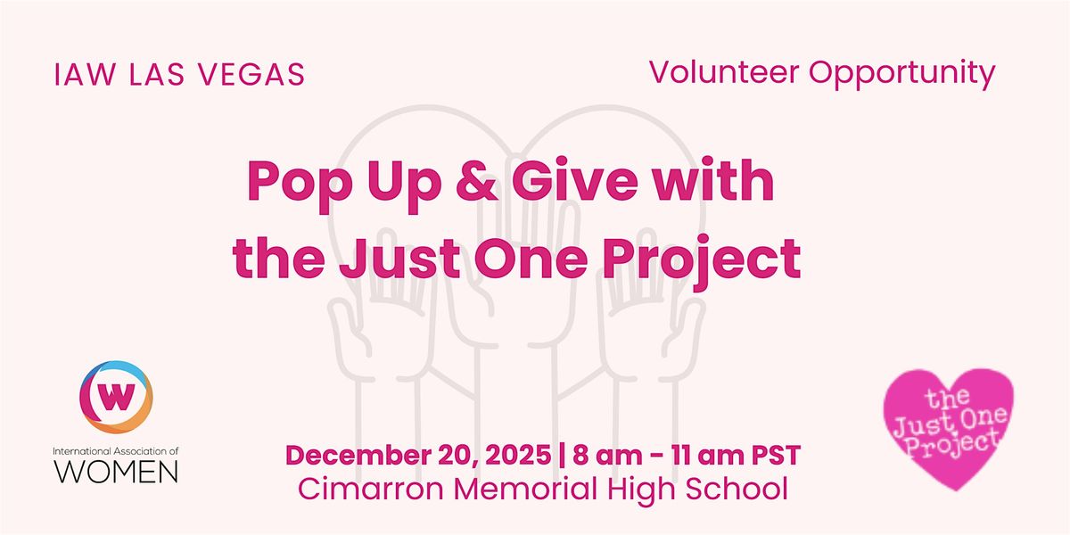 IAW Las Vegas: The Just One Project, 20 December | Event in Las Vegas | AllEvents
