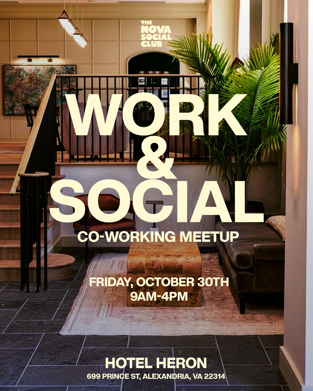 Work & Social: Co-Working Meetup | Friday, October 30th at KILN at ...