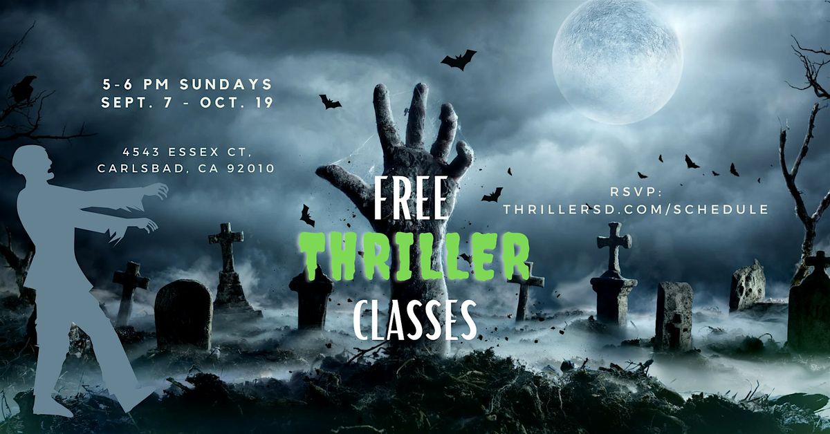 FREE Thriller Classes, Carlsbad, 7 September | Event in Carlsbad | AllEvents