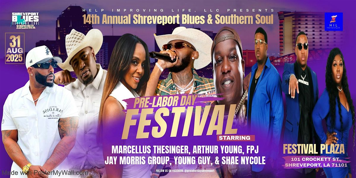 14th Annual Shreveport Blues & Southern Soul Pre-Labor Day Fest, 31 August | Event in Shreveport | AllEvents