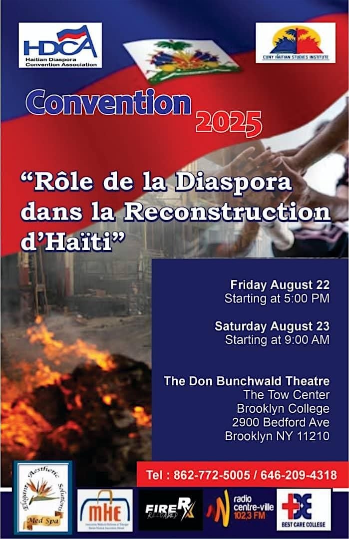 Haitian Diaspora Convention Association - Convention 2025, 22 August | Event in Brooklyn | AllEvents