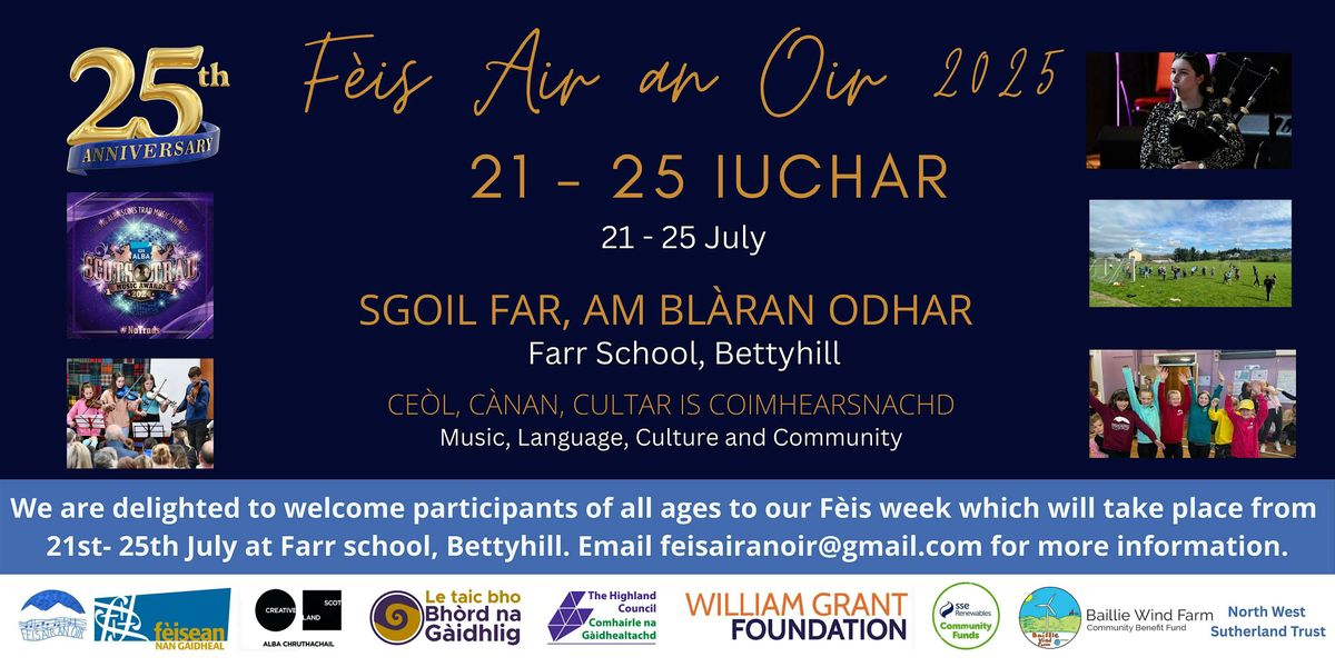 Fèis Air an Oir - Tutors Concert 2025, 23 July | Event in Thurso | AllEvents