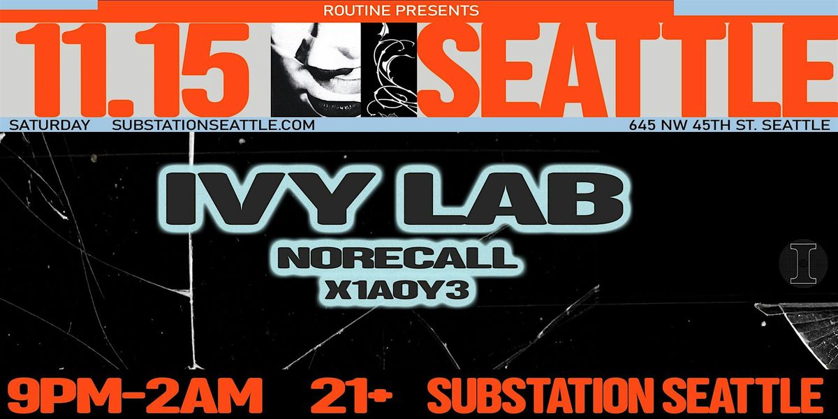 Ivy Lab, 15 November | Event in Seattle | AllEvents