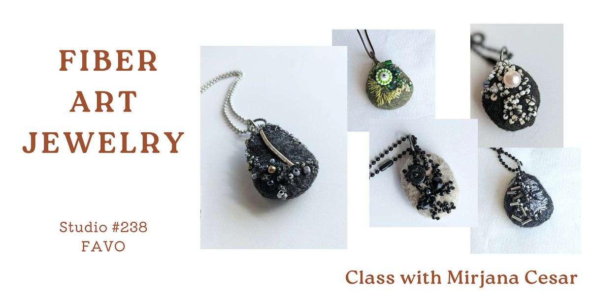 Felt fiber art jewelry workshop, 10 June | Event in Orlando | AllEvents