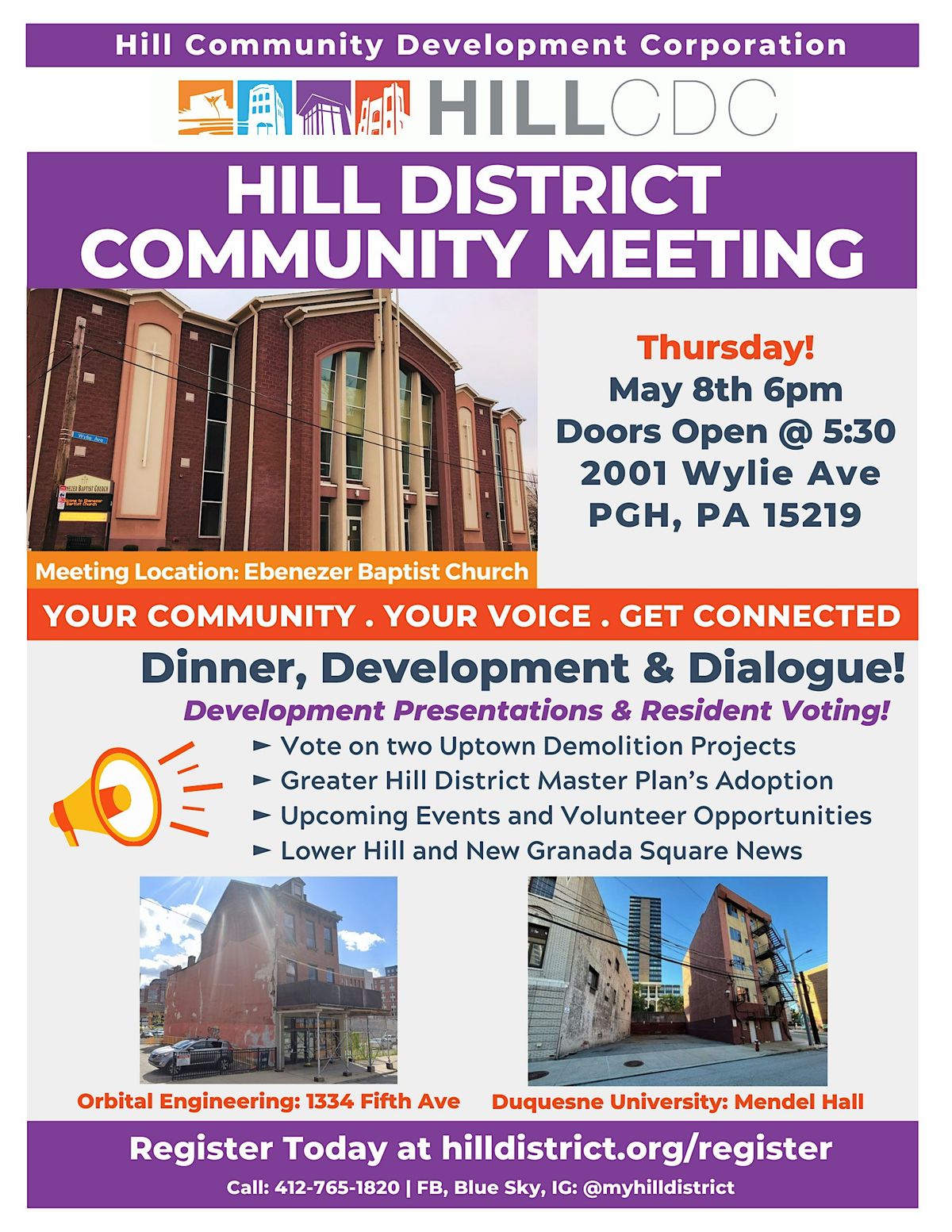 Hill District Community Meeting, 8 May | Event in Pittsburgh | AllEvents