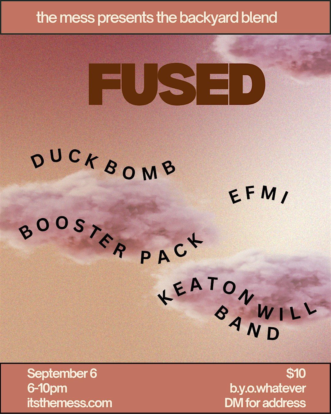 backyard blend: fused, 6 September | Event in Minneapolis | AllEvents