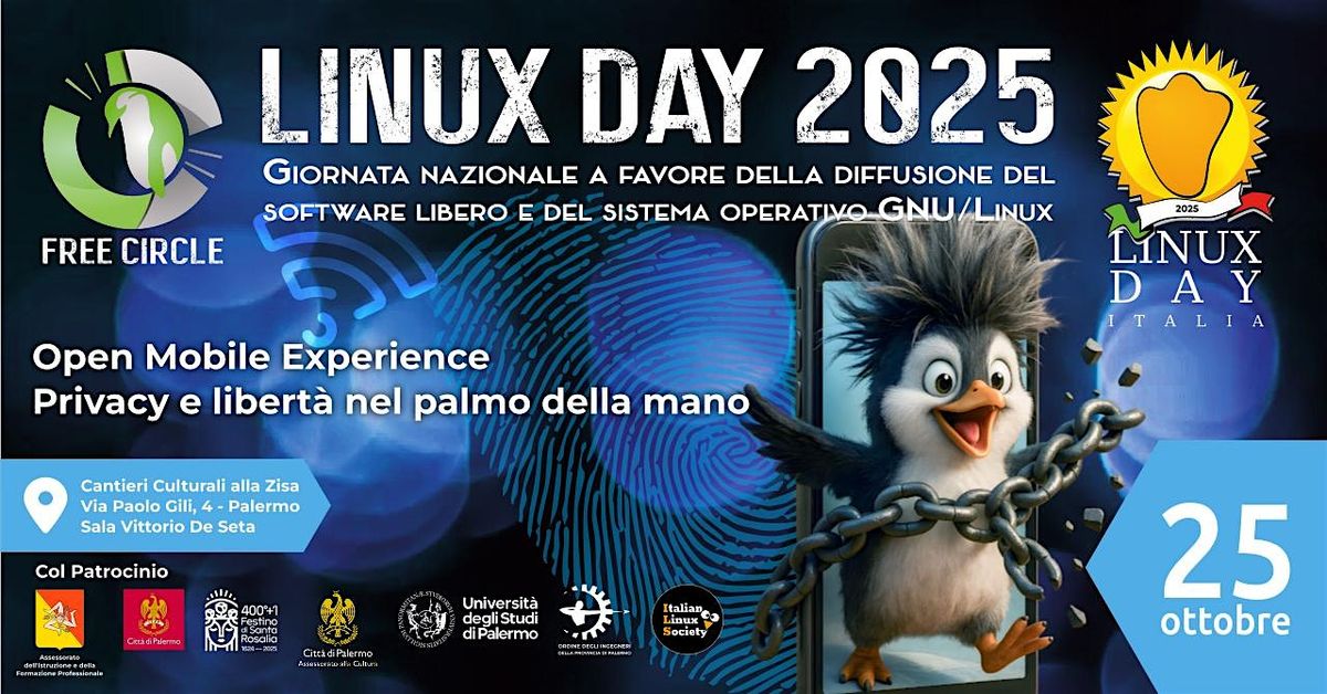 LINUX DAY 2025, 25 October | Event in Palermo | AllEvents