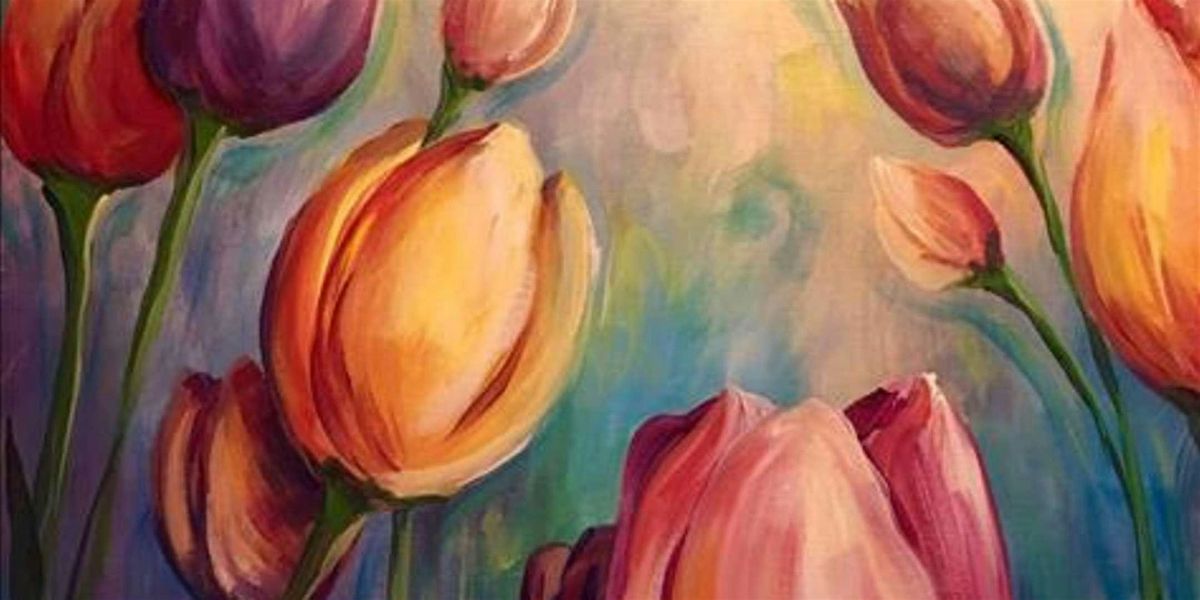 Floral Embrace of the Sun - Paint and Sip by Classpop!™, 7 June | Event in Austin | AllEvents